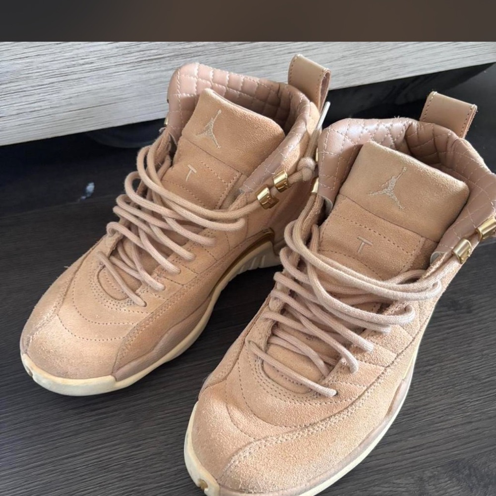 Jordan Vachetta Tan Metallic Gold Sneakers